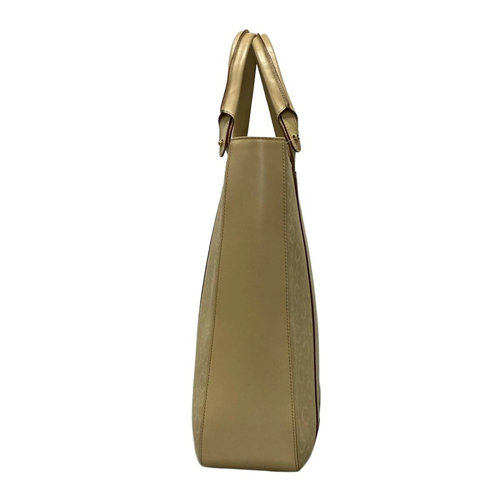 CELINE Macadam Tote Bag Beige Leather - Picture 2 of 7